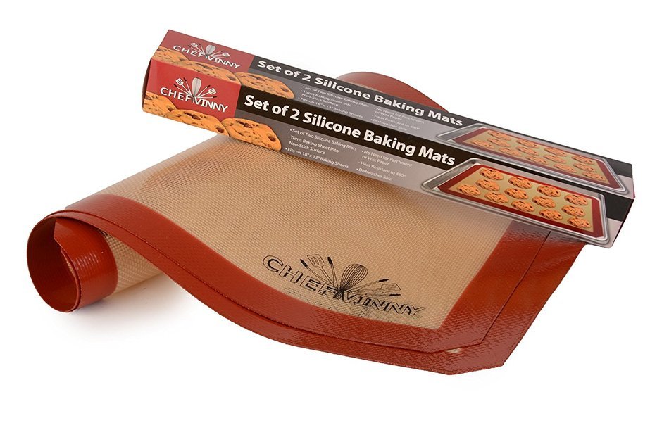 Chef Vinny Professional Silicone Baking Mat (Set of 2) N4