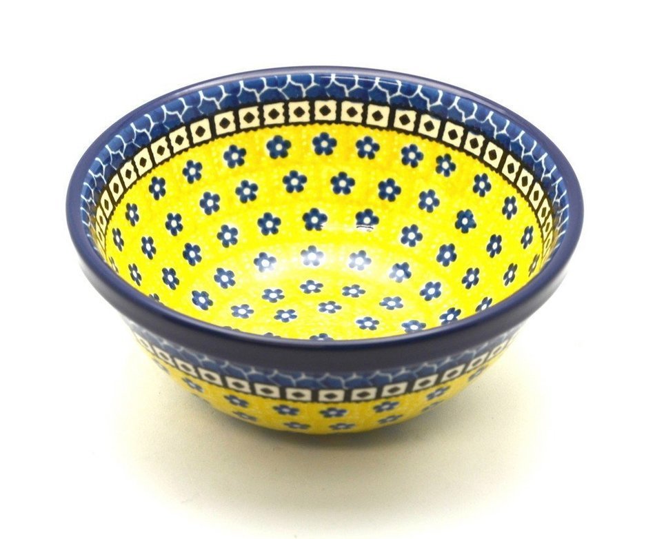 Polish Pottery Bowl - Medium Nesting (6 1/2") - Sunburst