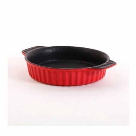 Crock Pot Alfio 8.25 Inch Ribbed Casserole in Red