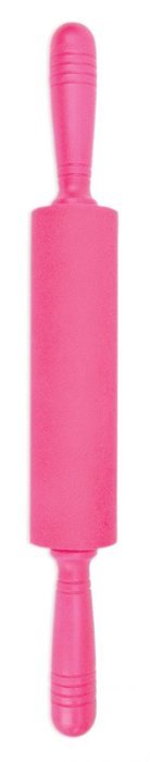 ScrapCooking Silicone Rolling Pin, Pink