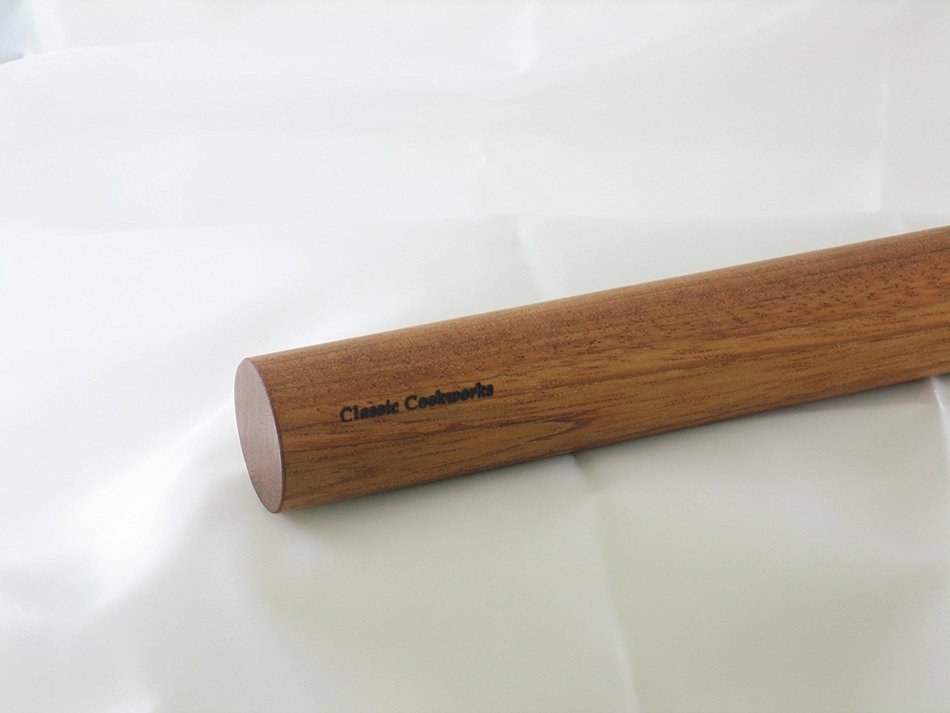 Classic Cookworks Pasta Rolling Pin 22" Brazilian Cherry N2