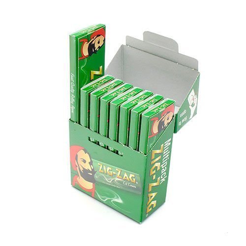 1 Multipack box of 8 packets ZIG ZAG CIGARETTE PAPERS 70mm Size - 50 sheets each