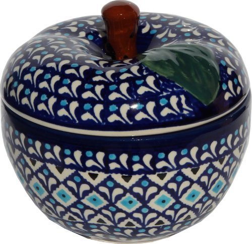 Polish Pottery Apple Baker From Zaklady Ceramiczne Boleslawiec #1425-217a Classic Pattern, Dimensions: Width:...
