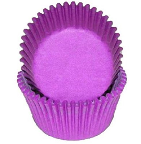 Golda's Kitchen 100 Count Solid Baking Cups, Standard Sized, Purple