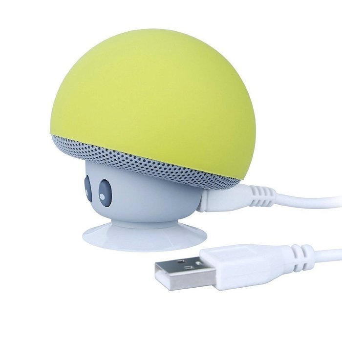 iSTYLE Mini Mushroom Style Bluetooth Wireless Speaker With Suction Cup & Built-in Microphone Compatible with Most... N5