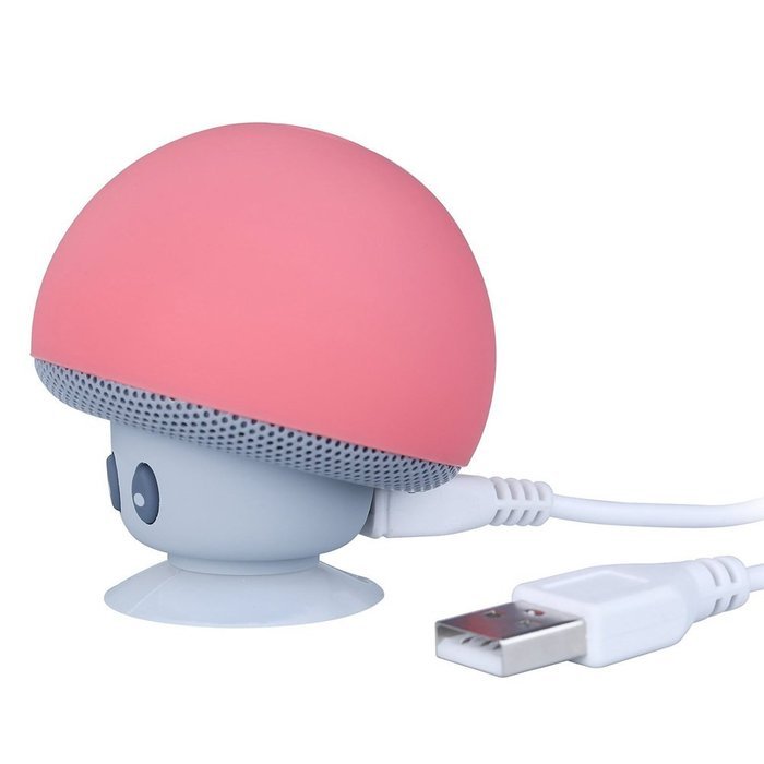 iSTYLE Mini Mushroom Style Bluetooth Wireless Speaker With Suction Cup & Built-in Microphone Compatible with Most... N12