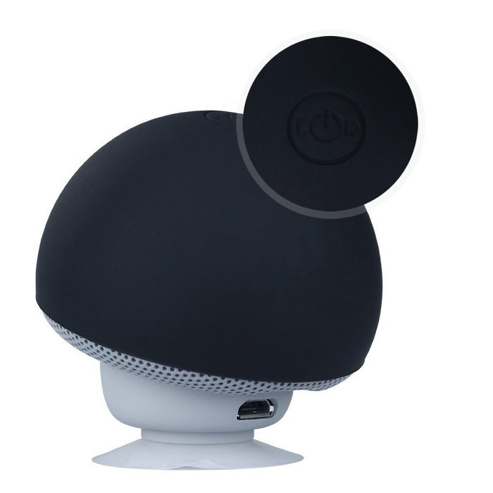iSTYLE Mini Mushroom Style Bluetooth Wireless Speaker With Suction Cup & Built-in Microphone Compatible with Most... N22