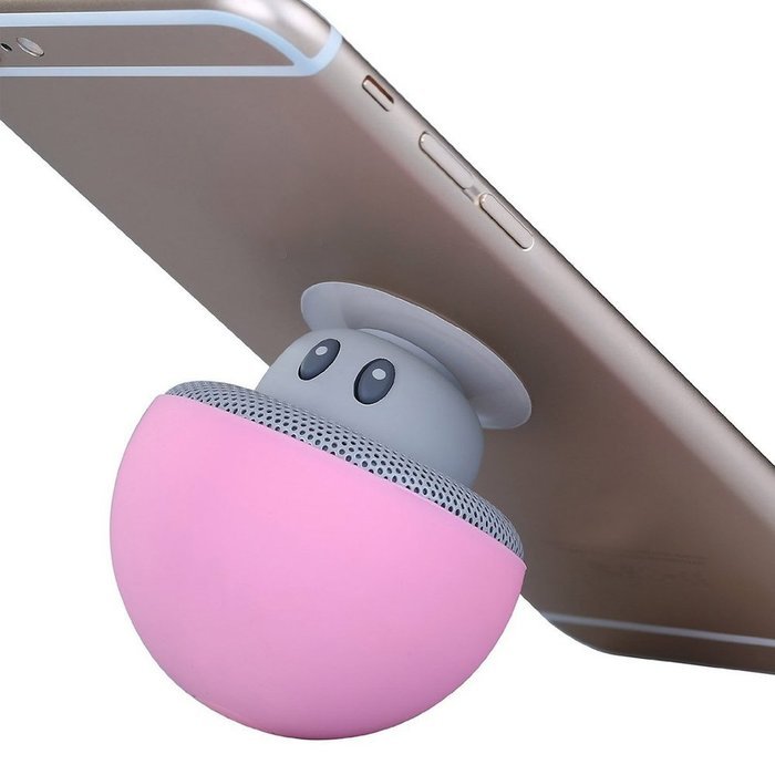 iSTYLE Mini Mushroom Style Bluetooth Wireless Speaker With Suction Cup & Built-in Microphone Compatible with Most... N28