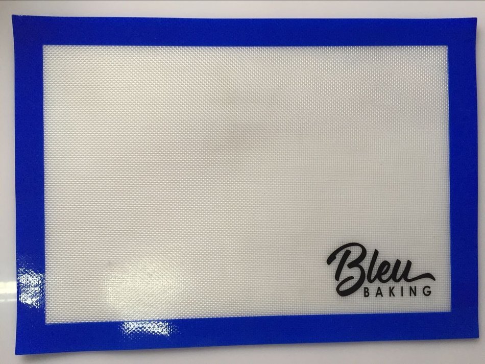 Bleu Baking Silicone Mat (2 Pack) &ndash; Non-Stick Silicone Mat For Rolling Dough, Baking Cookies, Pastries & Artisanal... N4