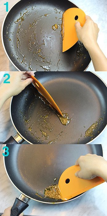 Zoie + Chloe Multi-Purpose Silicone Scraper - Bowl Dough Icing Dish Pot Pan & More N7