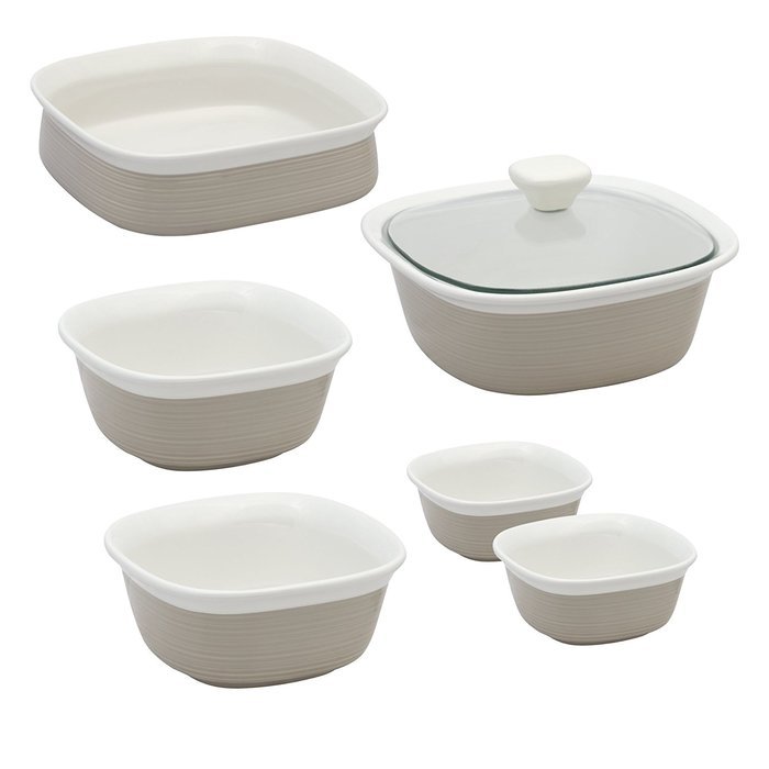CorningWare Etch 7-Piece Set