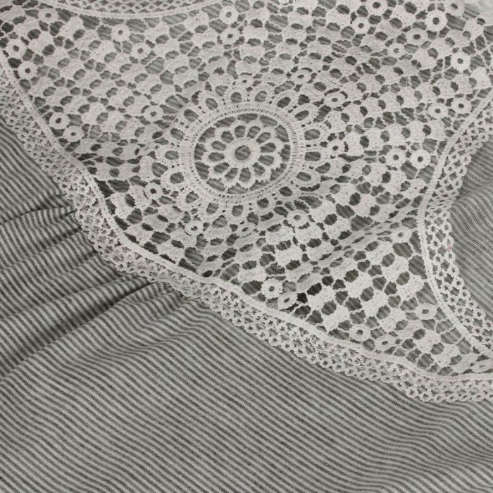 AIMTOPPY Women Summer Lace Vest Top Short Sleeve Blouse Casual Tank Tops T-Shirt (M, Gray) N6