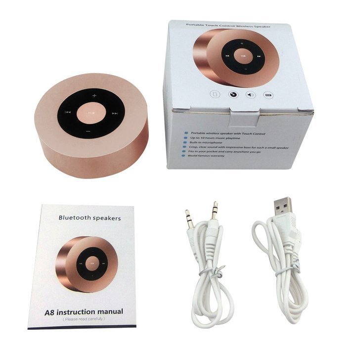 Wingco Portable Bluetooth Speaker with Built-in Mic-Touch Screen Design,Hands Free Phone Call, Switching Easily... N6