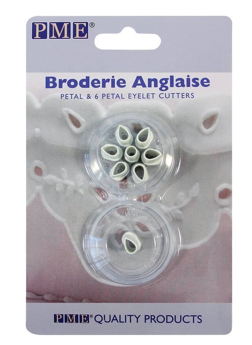 PME 6-Petal Eyelet Cutters, 2-Pack