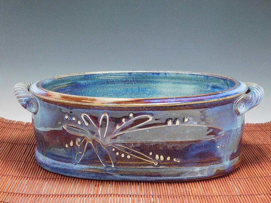 Baking/Casserole Dish, Wheel Thrown, Handmade N3