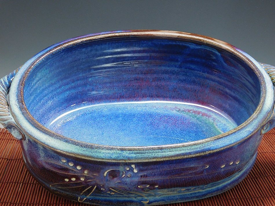 Baking/Casserole Dish, Wheel Thrown, Handmade N4