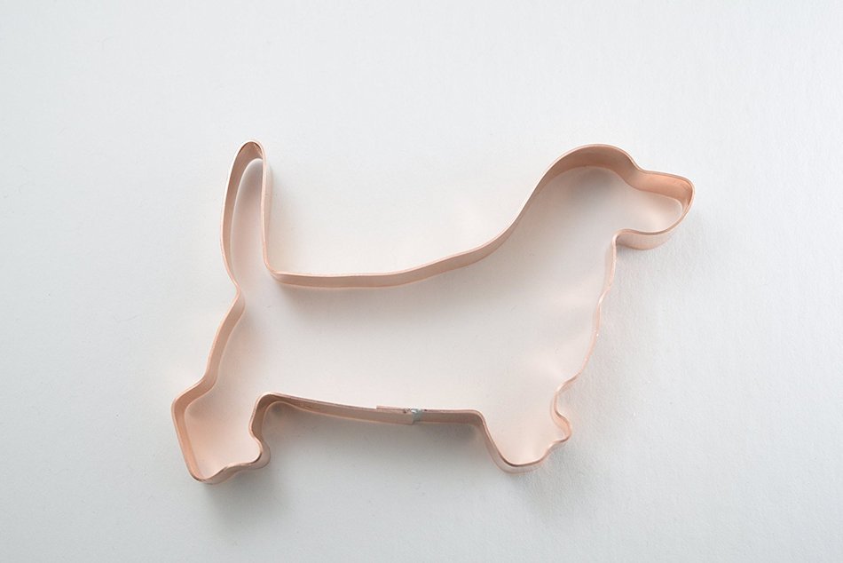 The Basset Hound Copper Cookie Cutter N4