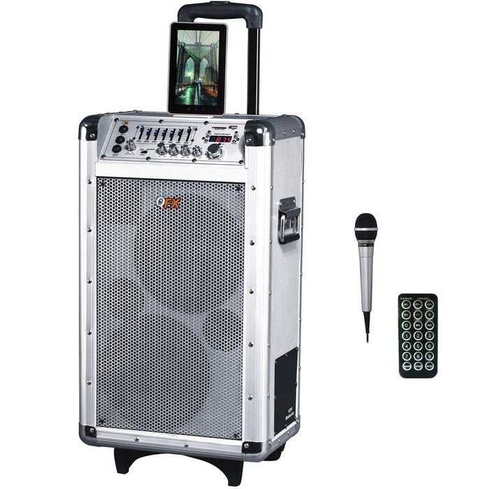 QFX Battery Powered Bluetooth PA Speaker