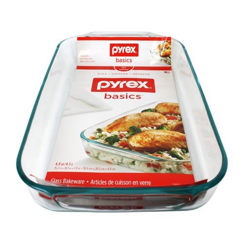 Pyrex 10" X 15" Oblong Baking Dish, 4 Qt