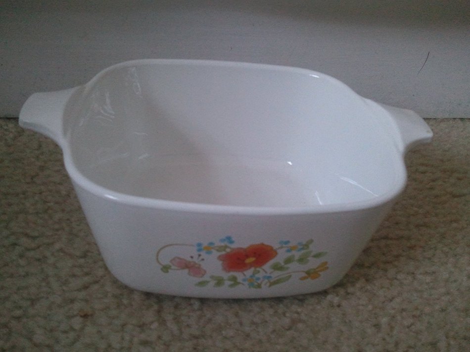 Corning Ware Wildflower Casserole Dish 2 3/4 CUP No Lid