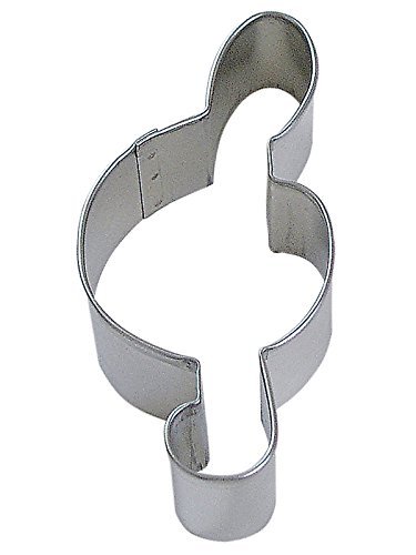 R&M G Clef 4.25" Cookie Cutter in Durable, Economical, Tinplated Steel