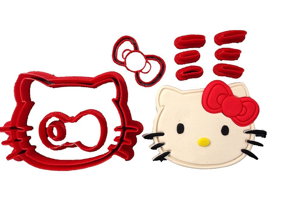 Hello Kitty Cookie Cutter Set (4 inches)