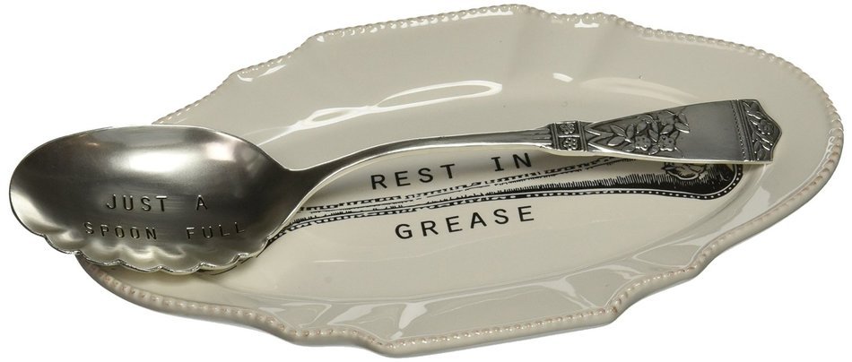 Mud Pie Spoon Rest Set, White