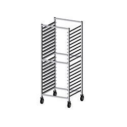 PVIFS WE302323KD-DSR Knock-Down Donut Screen Rack, 20 Screen Capacity, 23" Length x 23" Width Screen