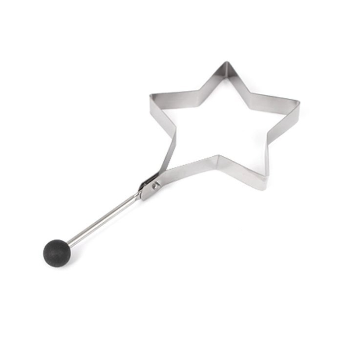 uxcell Stainless Steel Kitchen Non-stick Frying egg Mold Mould Omelette Egg Pancake Ring Shaper with Collapsible... N4