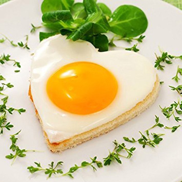 uxcell Stainless Steel Kitchen Non-stick Frying egg Mold Mould Omelette Egg Pancake Ring Shaper with Collapsible... N17