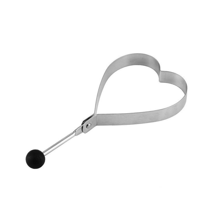uxcell Stainless Steel Kitchen Non-stick Frying egg Mold Mould Omelette Egg Pancake Ring Shaper with Collapsible... N19