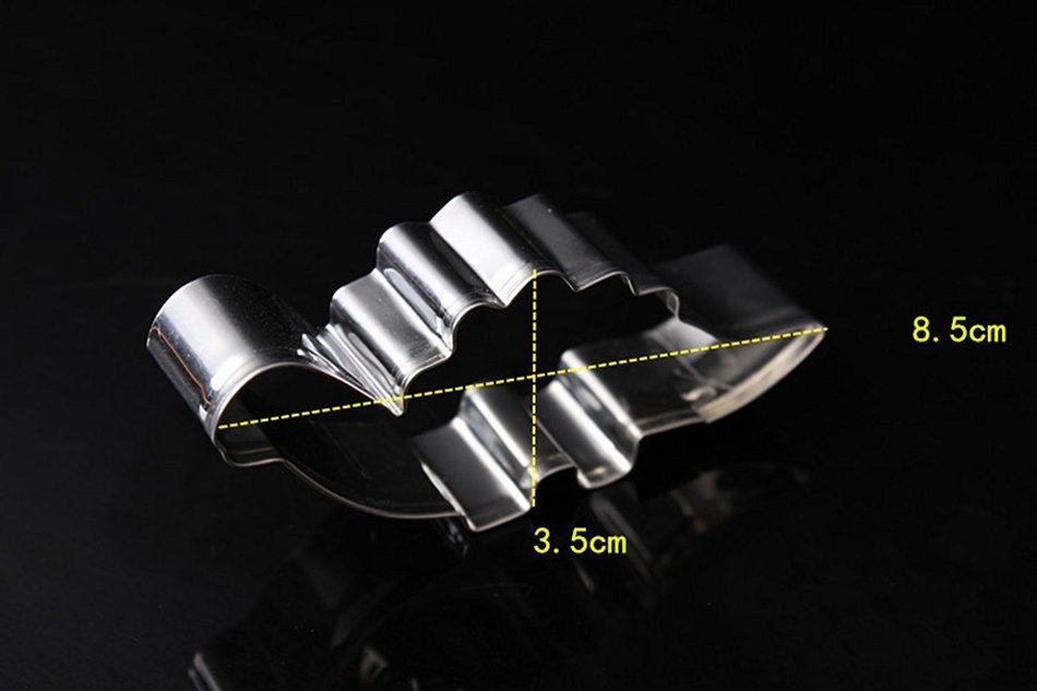 Yatim 4pcs Stainless Steel Dinosaur Shape Cookie Biscuit Fondant Cookie Cutter Mold for Baking Mold N5