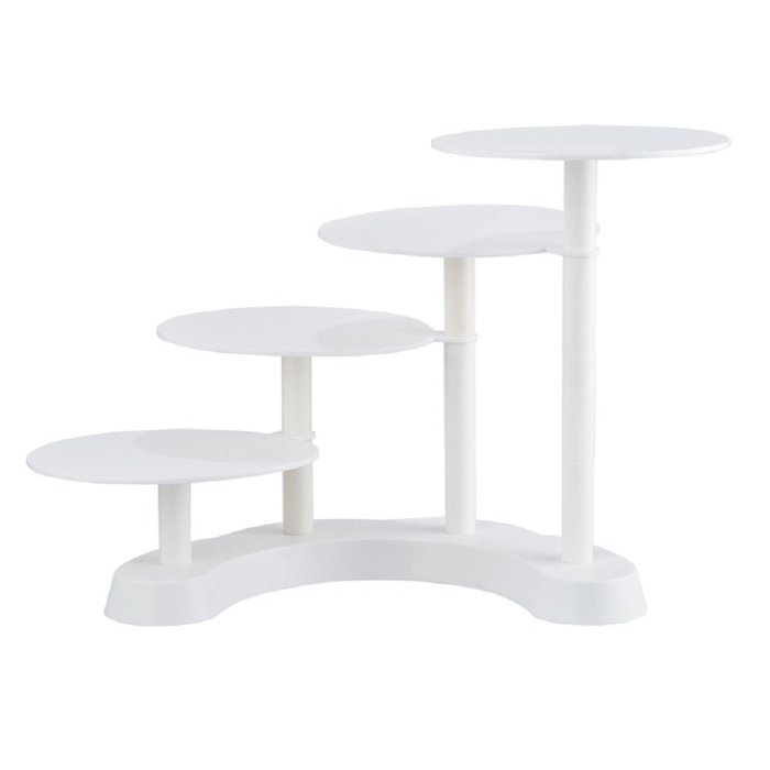 Gracelove Celebration Party Wedding Multilayer Plastic 4Tier Cake Rack Display Cake Stand[US Stock]