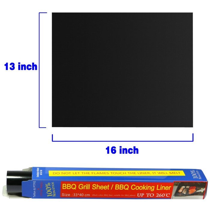 Markline NonStick BBQ Grill Mat - Set of 5 Mats - perfect grill tools for gas grill,charcoal grill,bbq grill,outdoor... N3