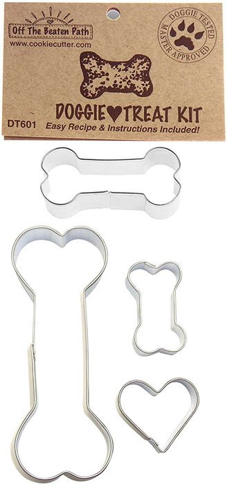 Doggie Treat Tin Cookie Cutter 4 Pc Kit Dt601