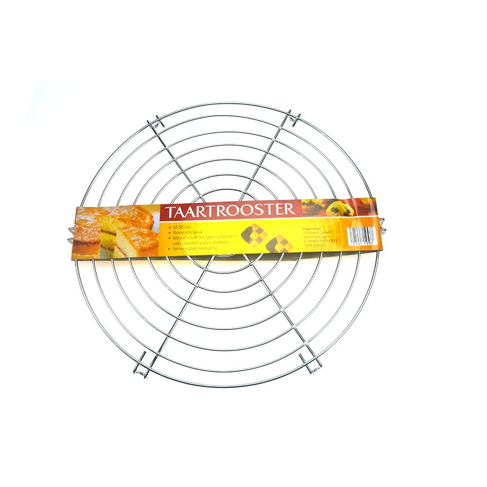 BBQ Rack Round Chrome Cooling Rack Oven Wire Rack for Cooling Baking