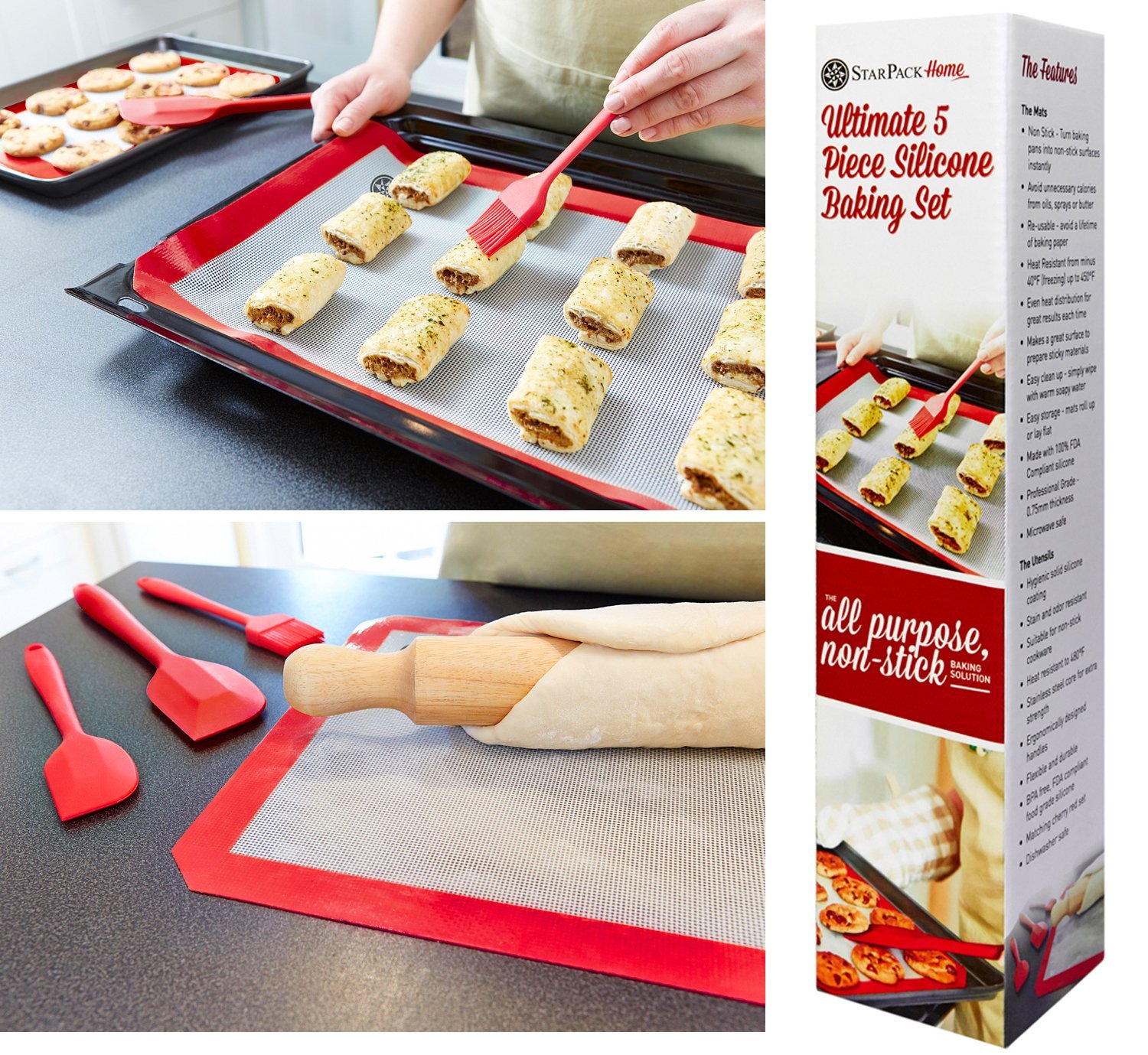 Set Di Spatole In Silicone StarPack - Elevato Italia
