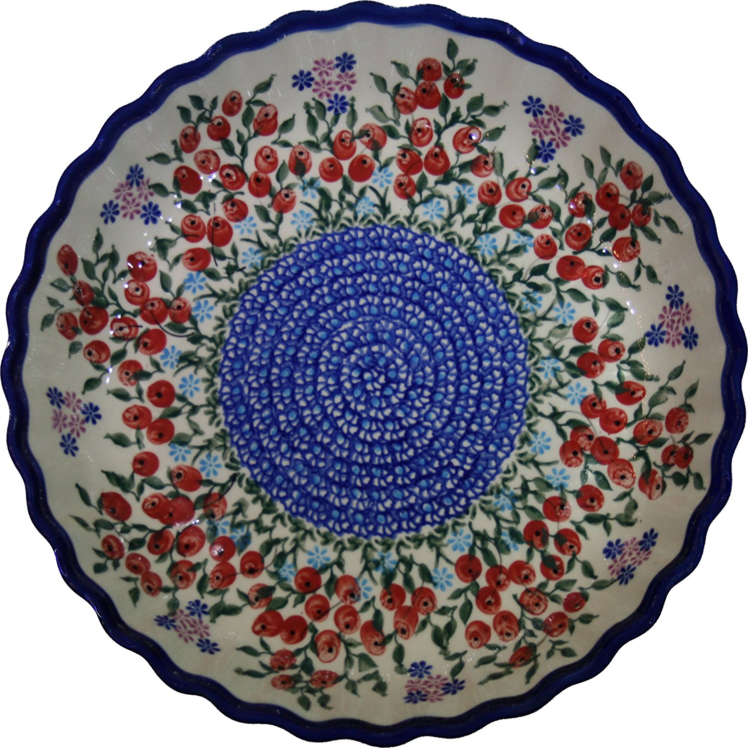 Polish Pottery Ceramika Boleslawiec 1212/282 Royal Blue Patterns 4-Cup ...