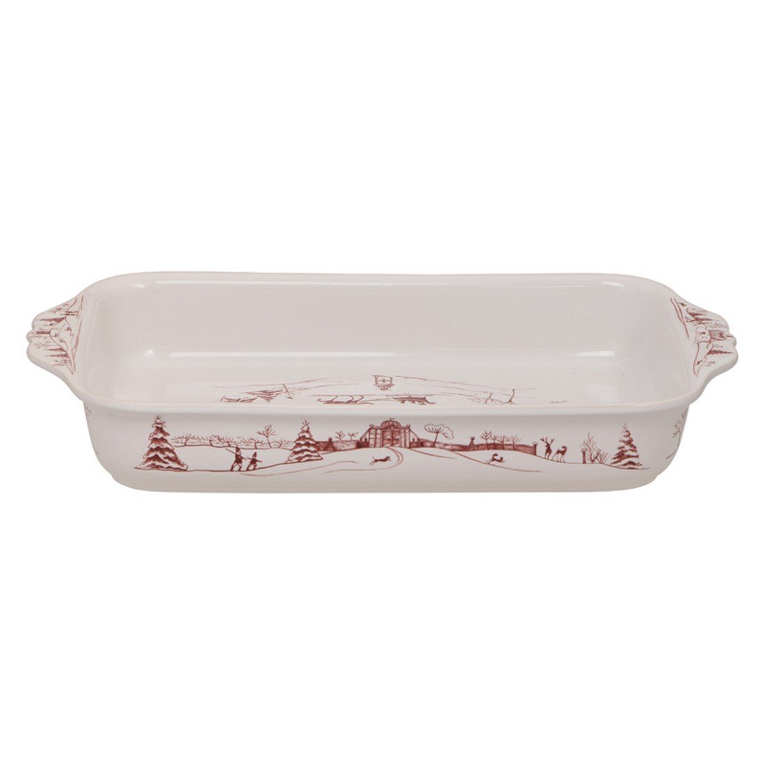 Juliska Country Estate Baking Dish Winter Frolic Ruby free image download