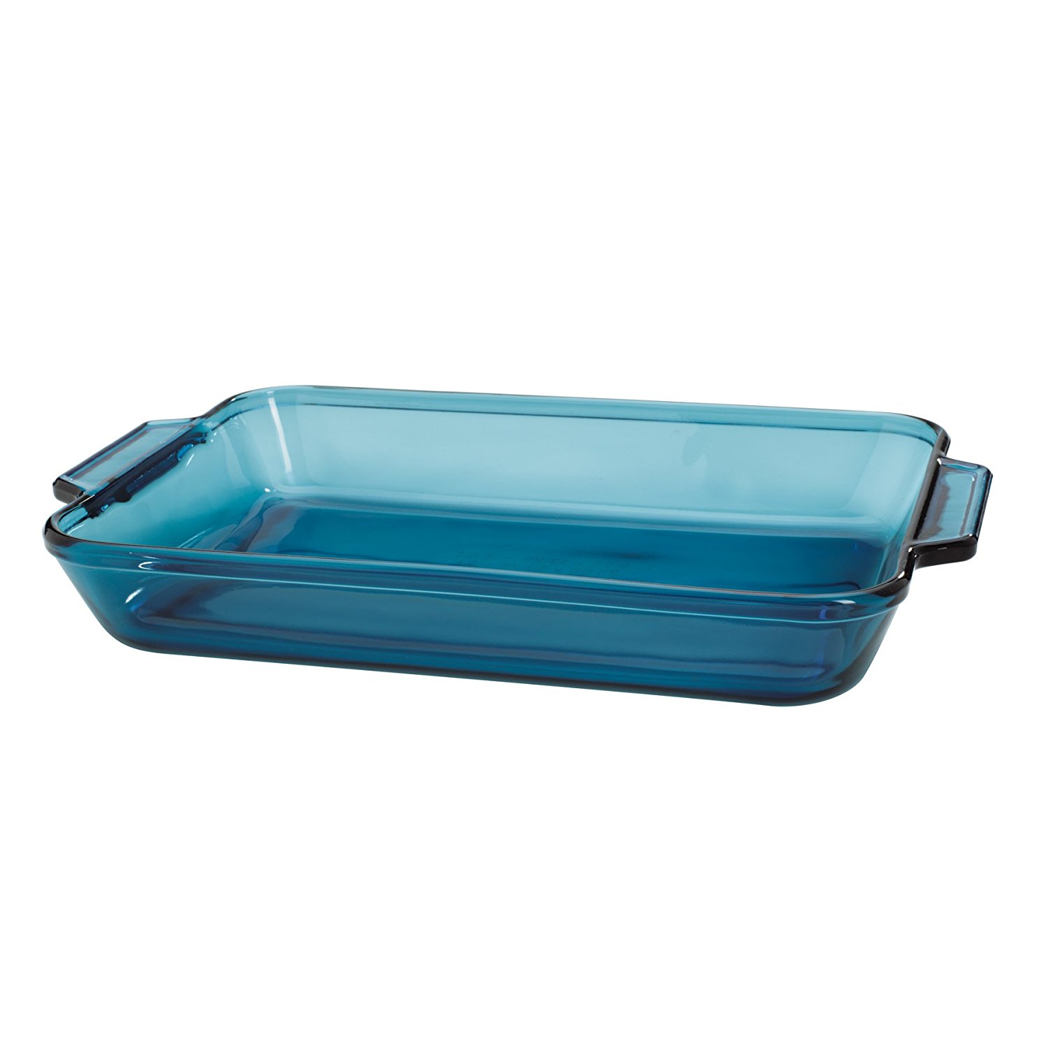 Anchor hocking blue glass bakeware 3 qt rectangular baking dish free