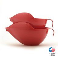 POURfect Mixing Bowls 1010 - 6 &amp; 8 Cups - Empire Red