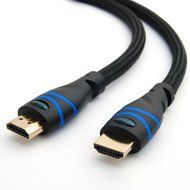 BlueRigger High Speed HDMI cable with Ethernet, Supports 3D and Audio Return (25 Feet) N3