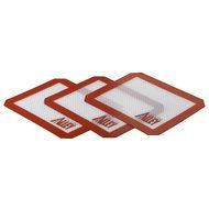 Silicone Alley, 3 Non-stick Silicone Mat Pad, Small Rectangle 5 X 4 Inch, Green N8