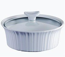 1.5QT WHT RND Casserole (Pack of 2)