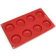 Freshware SL-130RD 8-Cavity Silicone Round Cookie, Chocolate, Candy and Gummy Mold N2