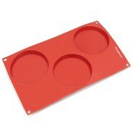 Freshware SL-130RD 8-Cavity Silicone Round Cookie, Chocolate, Candy and Gummy Mold N6