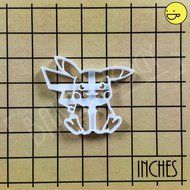 Pokemon Pikachu Inspired Cookie cutter: Beautifully detailed classic anime character biscuit cutter!