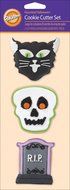Wilton Cookie Cutter Set, Haunted Halloween, 3-Pack