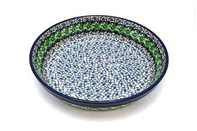 Polish Pottery Baker - Pie Dish - Kiwi