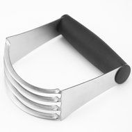 ShellMiMi Manual Stainless Steel Professional Baking Dough Blender Pastry Cutter with Blades N6